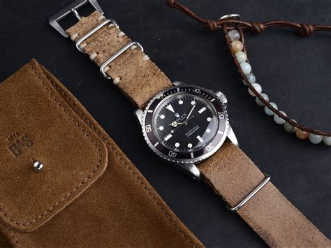 rolex nato strap green|rolex 20mm leather strap.